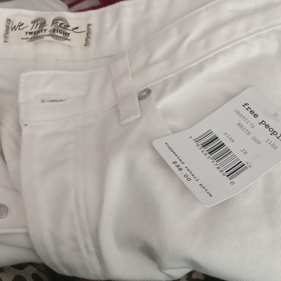 Free People white out jeans size 28 - Picture 10 of 13